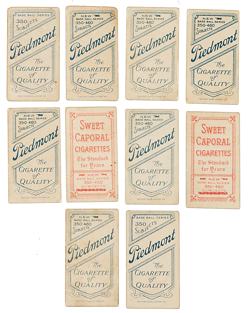 1909-1911 T206 White Border Collection (14)