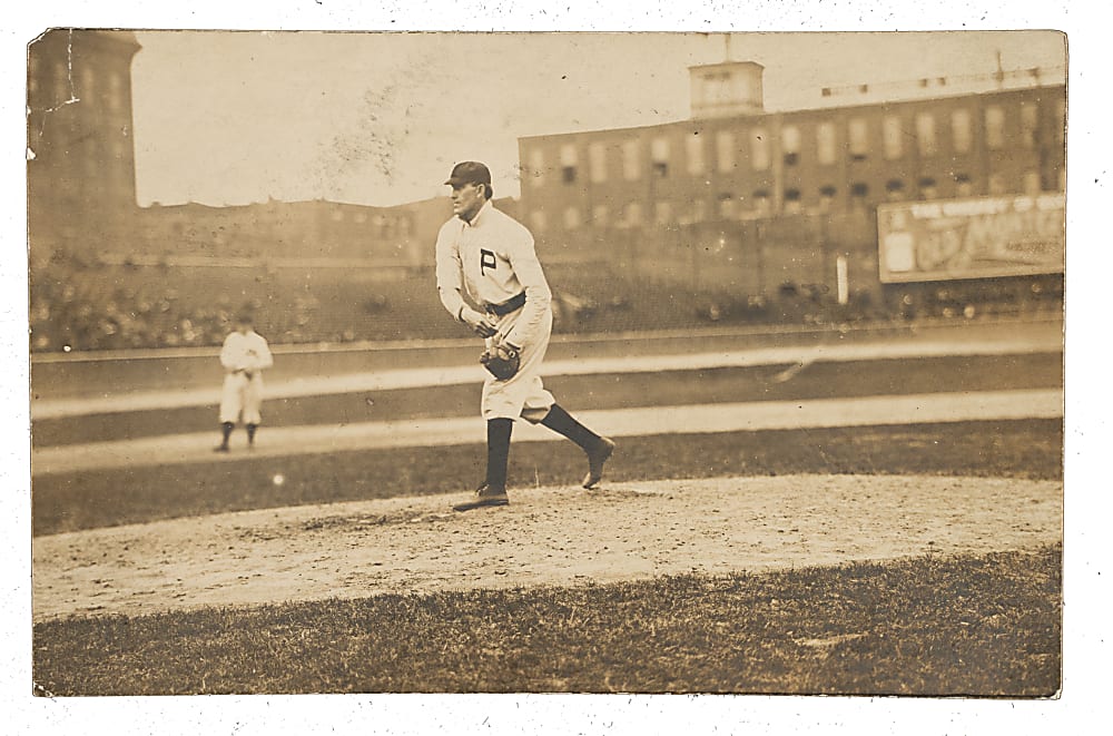 Circa 1907-1908 Thomas "Tully" Sparks Philadelphia Phillies Real-Photo Postcard