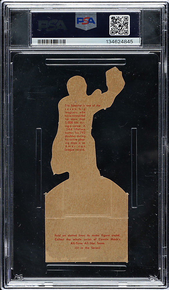 1951 Topps Connie Mack's All-Stars Tris Speaker PSA Authentic