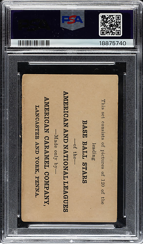 1922 E121 American Caramel (Series of 120) Ray Schalk Catching PSA VG 3