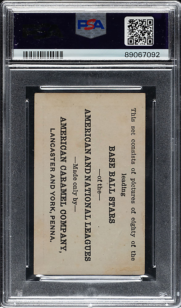 1921 E121 American Caramel (Series of 80) Sam Rice PSA GOOD 2 (MC)