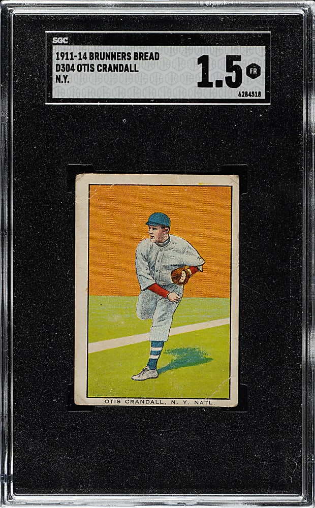 1911-1914 D304 Brunners Bread Otis Crandall SGC FAIR 1.5