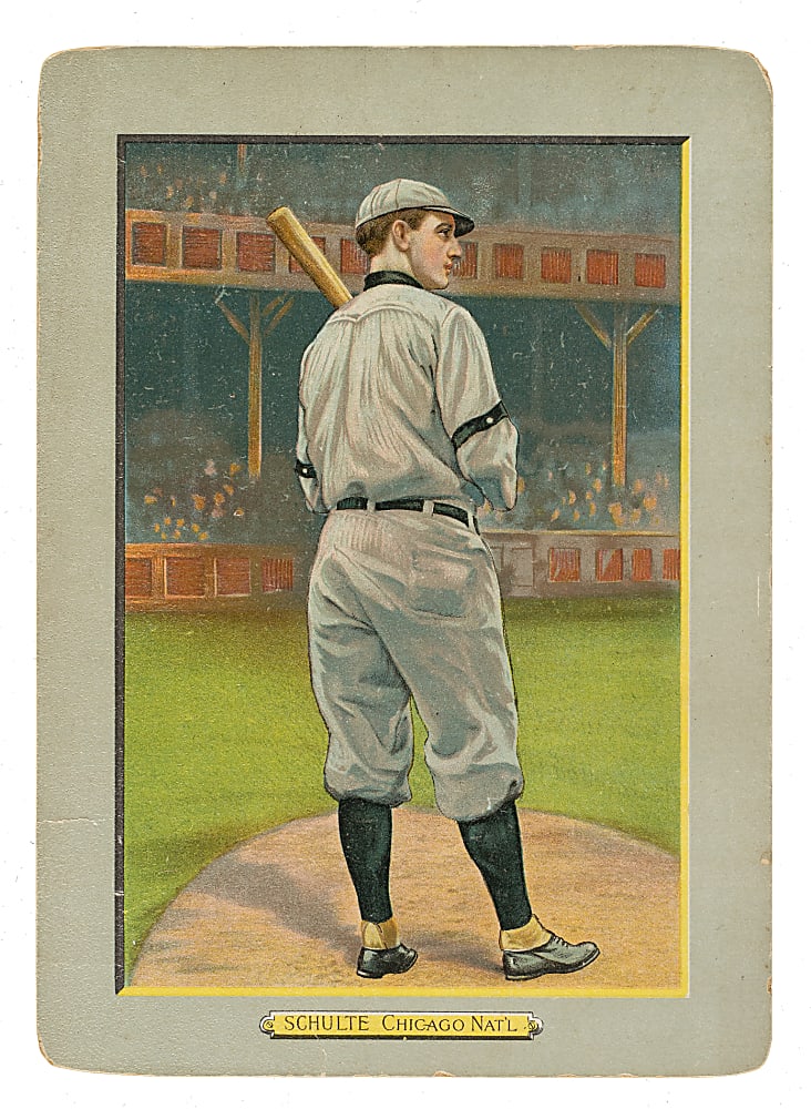 1911 T3 Turkey Red #117 Wildfire Schulte - Advertising Back