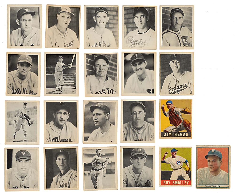 1939 to 1948 Play Ball and Leaf Collection (21) Including Leo Durocher and Charles Gehringer