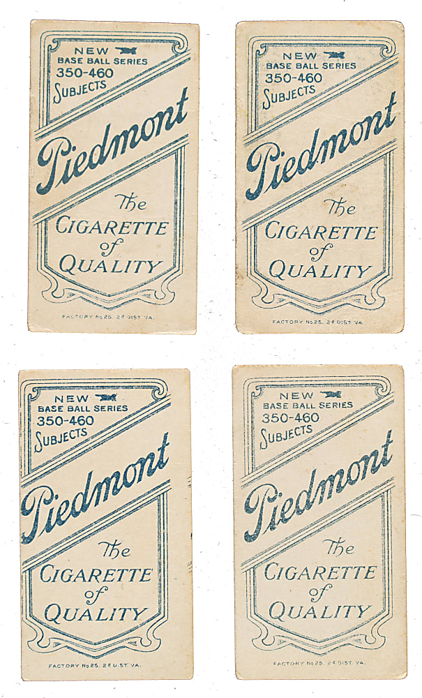 1909-1911 T206 White Border Collection (15)