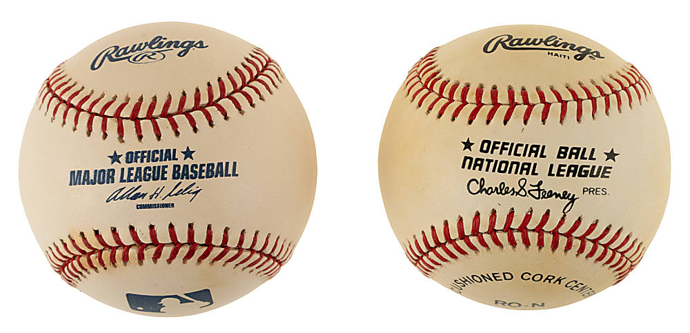 Don Drysdale and Robin Yount Single-Signed Baseball Pair