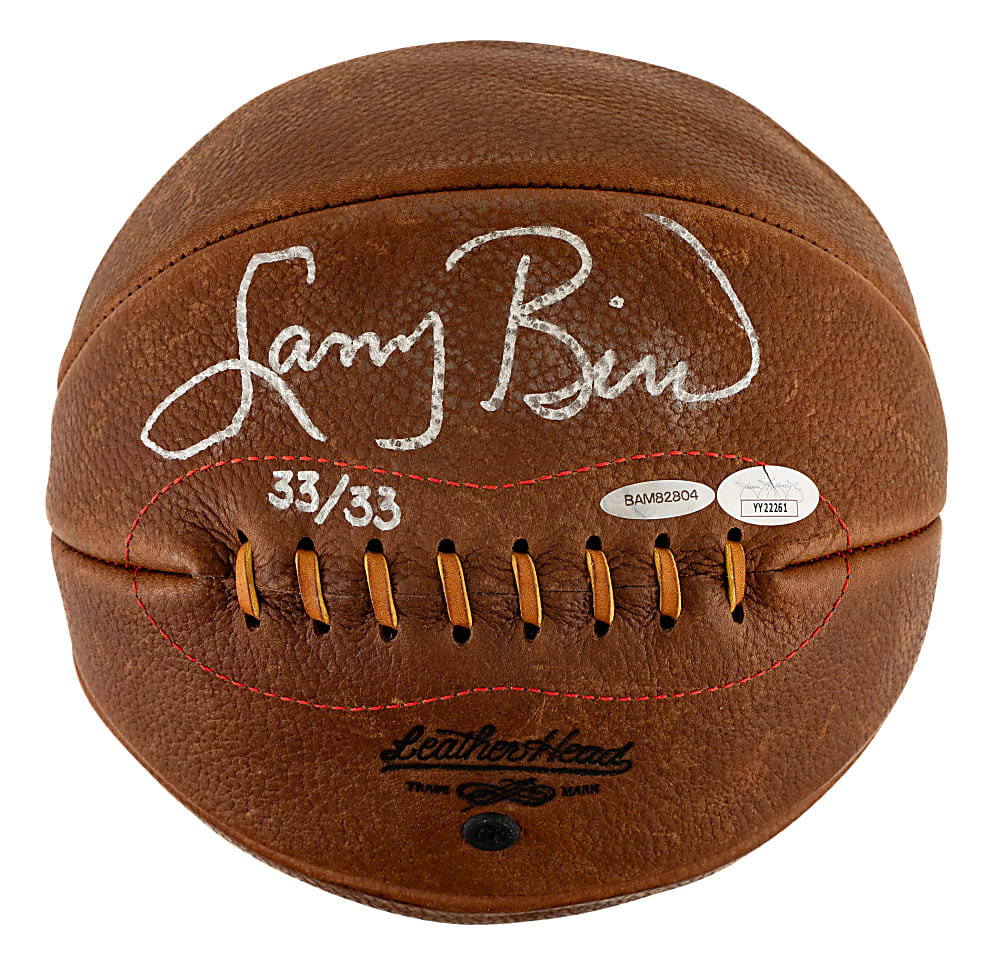 Larry Bird Signed Limited-Edition Basketball - Upper Deck and JSA