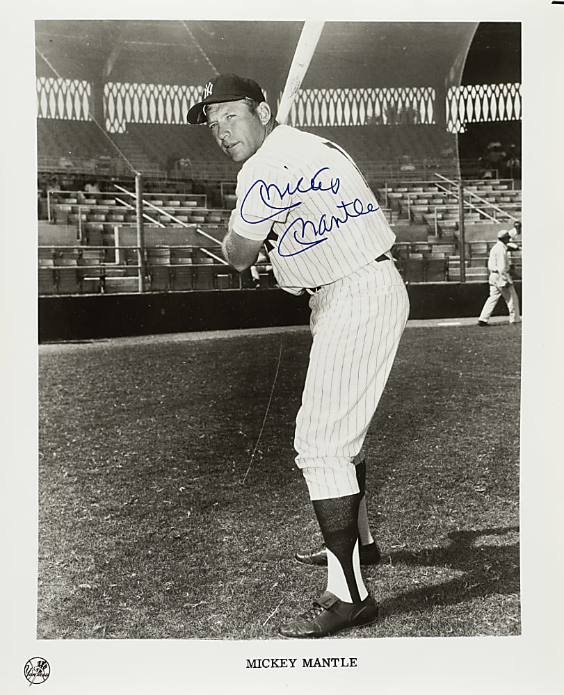 Mickey Mantle Signed Photograph - JSA