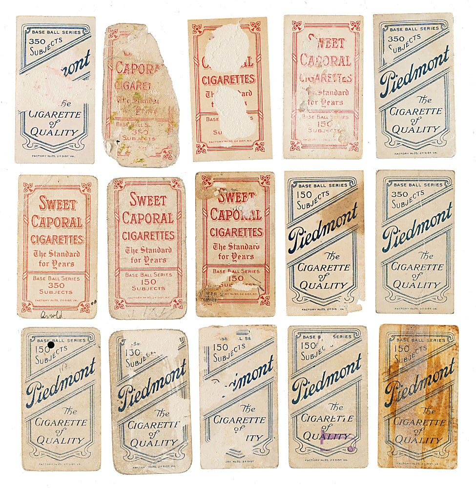 1909-1911 T206 White Border Fred Tenney Collection (15)