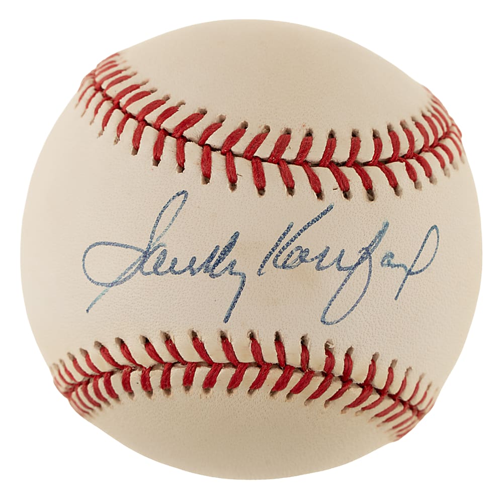Sandy Koufax Single-Signed Baseball PSA/DNA NM-MT+ 8.5