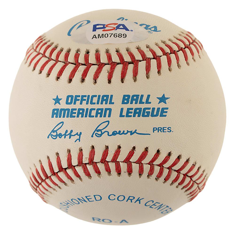 Joe DiMaggio Single-Signed Baseball - PSA/DNA