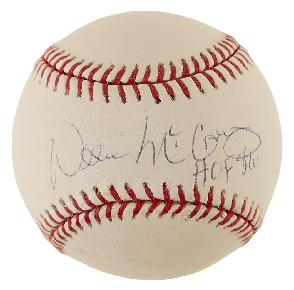 Willie McCovey Single-Signed Baseball with "HOF 86" Inscription PSA/DNA MINT+ 9.5