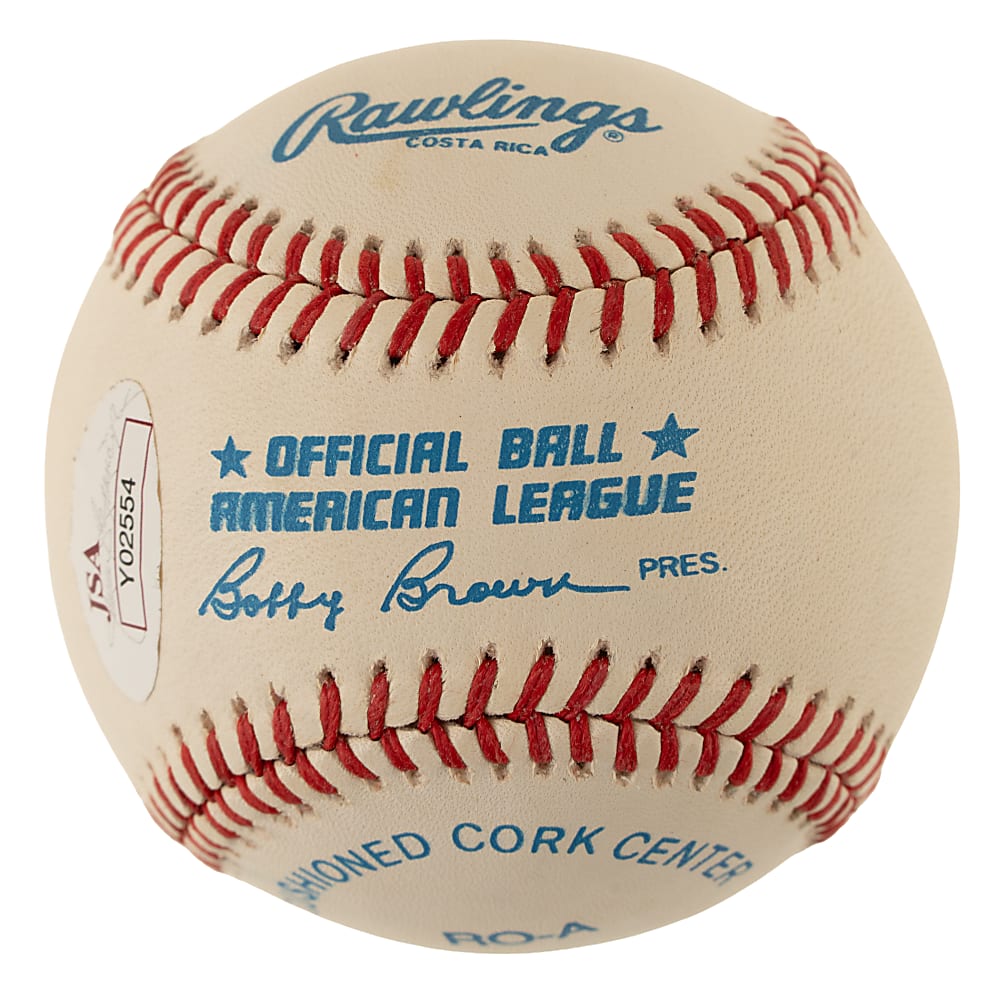 Mickey Mantle Single-Signed Baseball - JSA