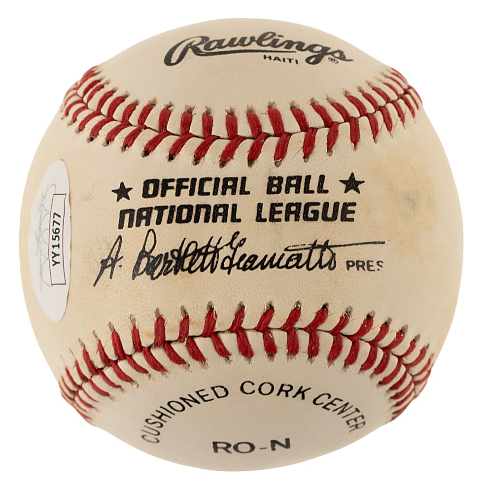 Bill Terry Single-Signed Baseball with "401", "HOF", and "1930" Inscriptions - JSA