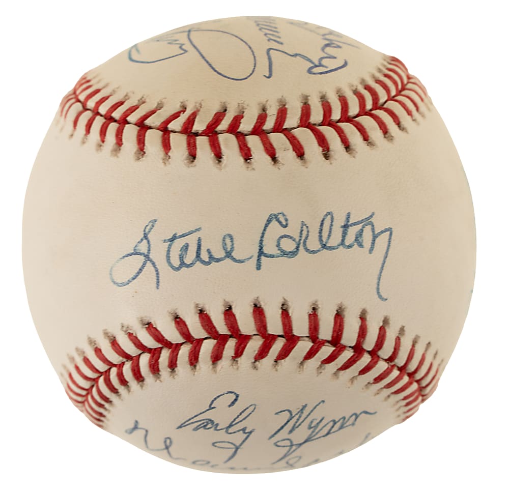 300 Win Club Multi-Signed Baseball with 8 Signatures - PSA/DNA
