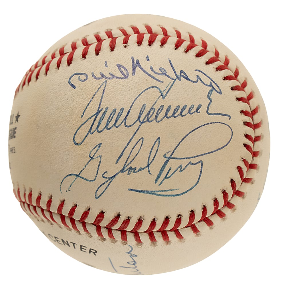 300 Win Club Multi-Signed Baseball with 8 Signatures - PSA/DNA