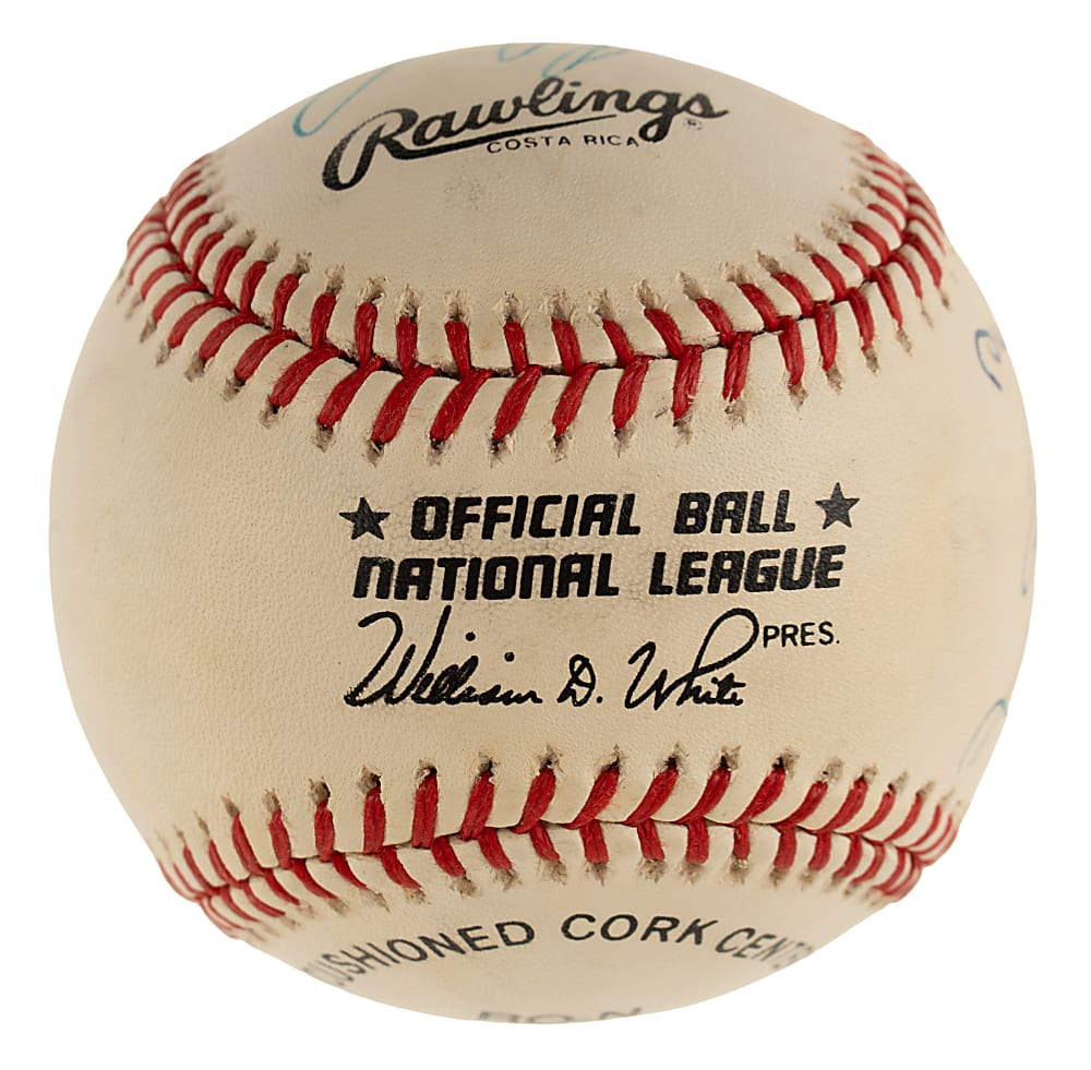 300 Win Club Multi-Signed Baseball with 8 Signatures - PSA/DNA