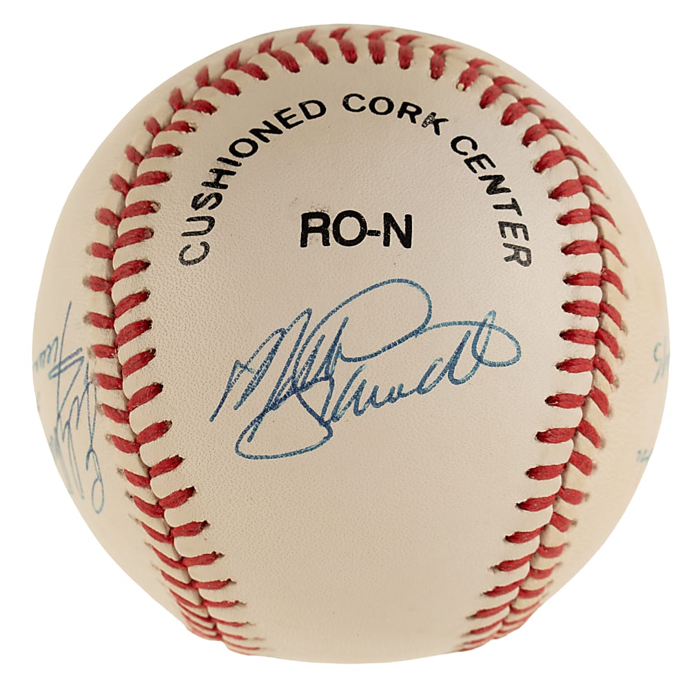 500 Home Run Club Multi-Signed Baseball with 5 Signatures - PSA/DNA