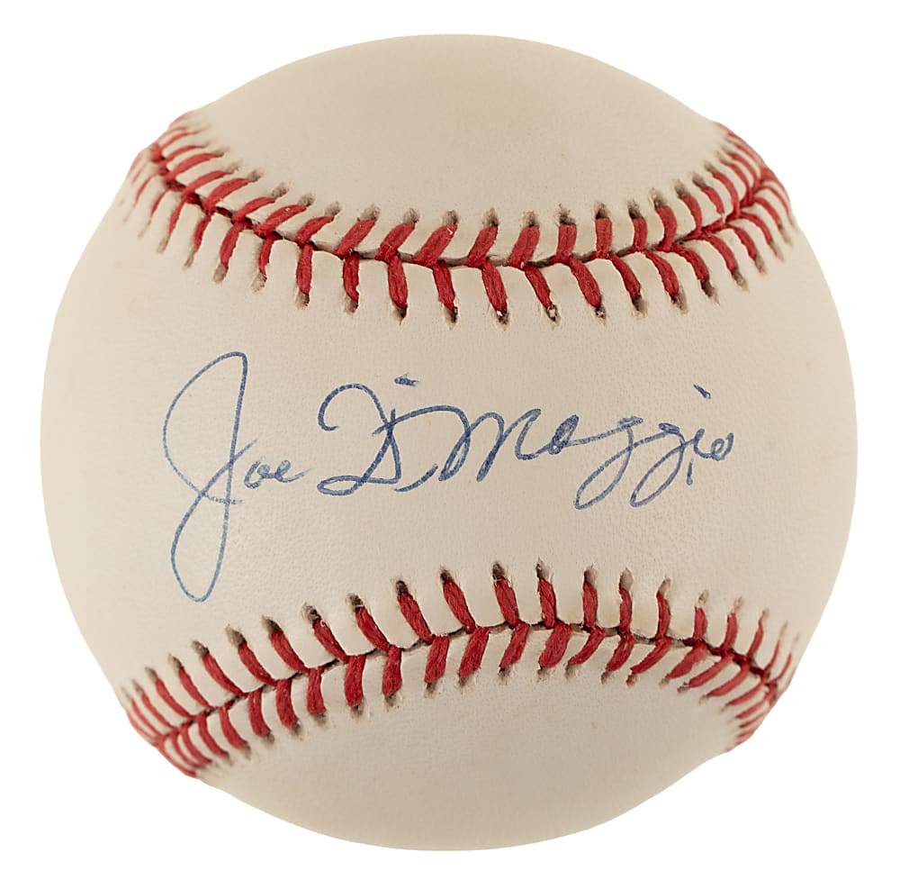 Joe DiMaggio Single-Signed Baseball - JSA