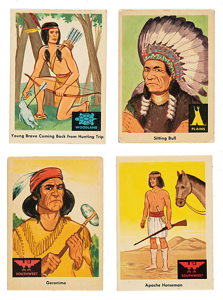 1959 Fleer "Indian Trading Card" Complete Set (80)