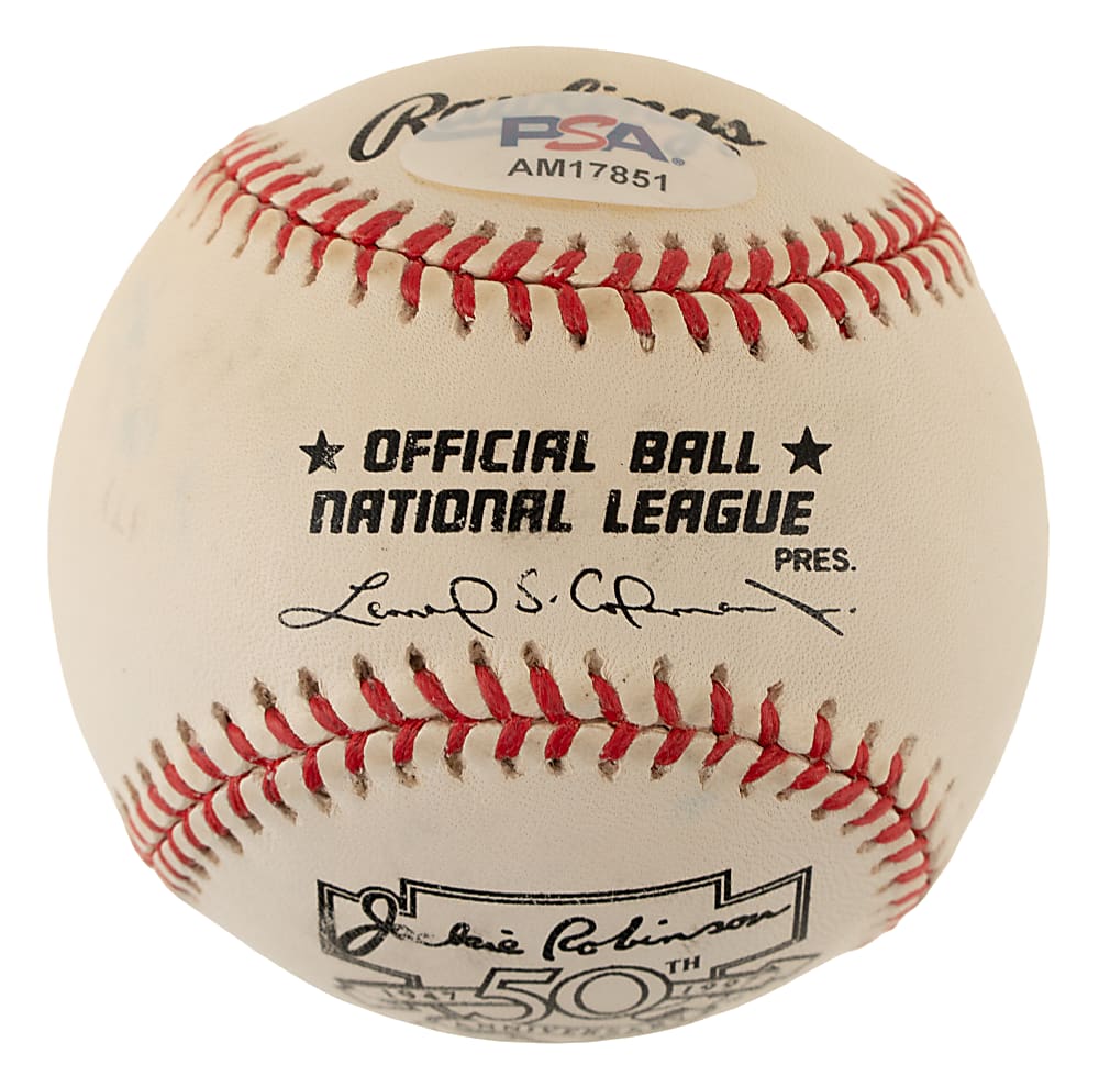 Pee Wee Reese Single-Signed Baseball with "The Captain" Inscription - PSA/DNA