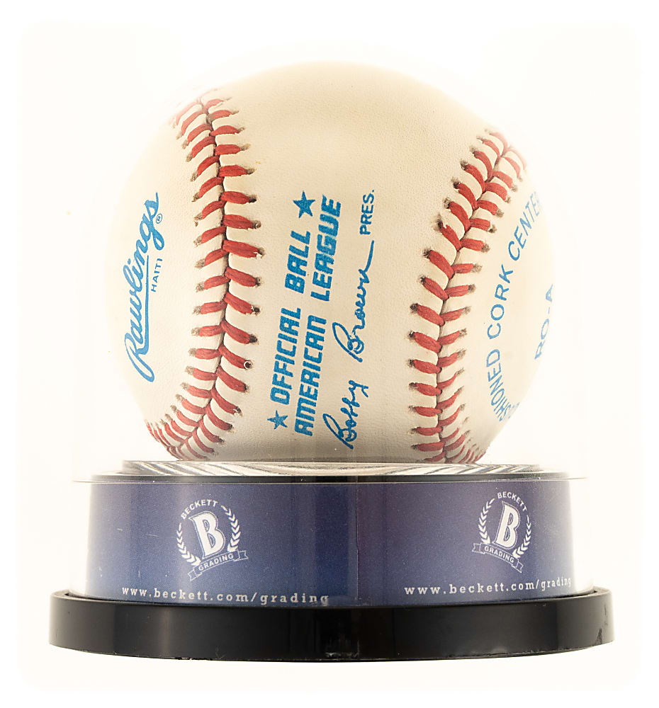 Ted Williams Single-Signed Baseball Beckett MINT 9