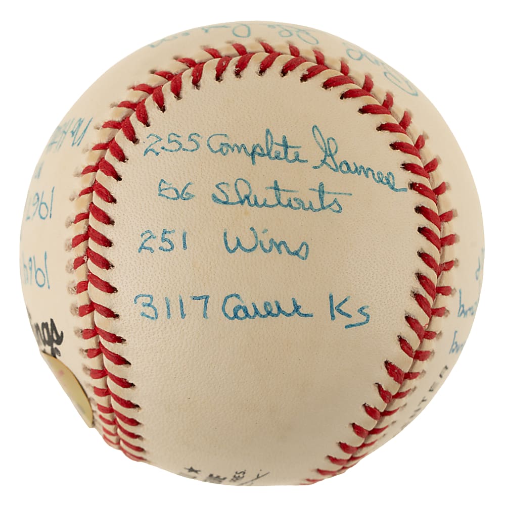 Bob Gibson Single-Signed Limited-Edition Stat Baseball - JSA