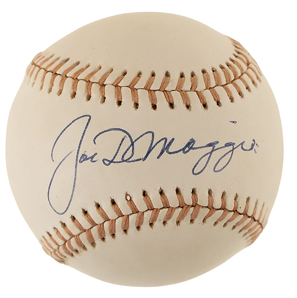 Joe DiMaggio Single-Signed Baseball - JSA