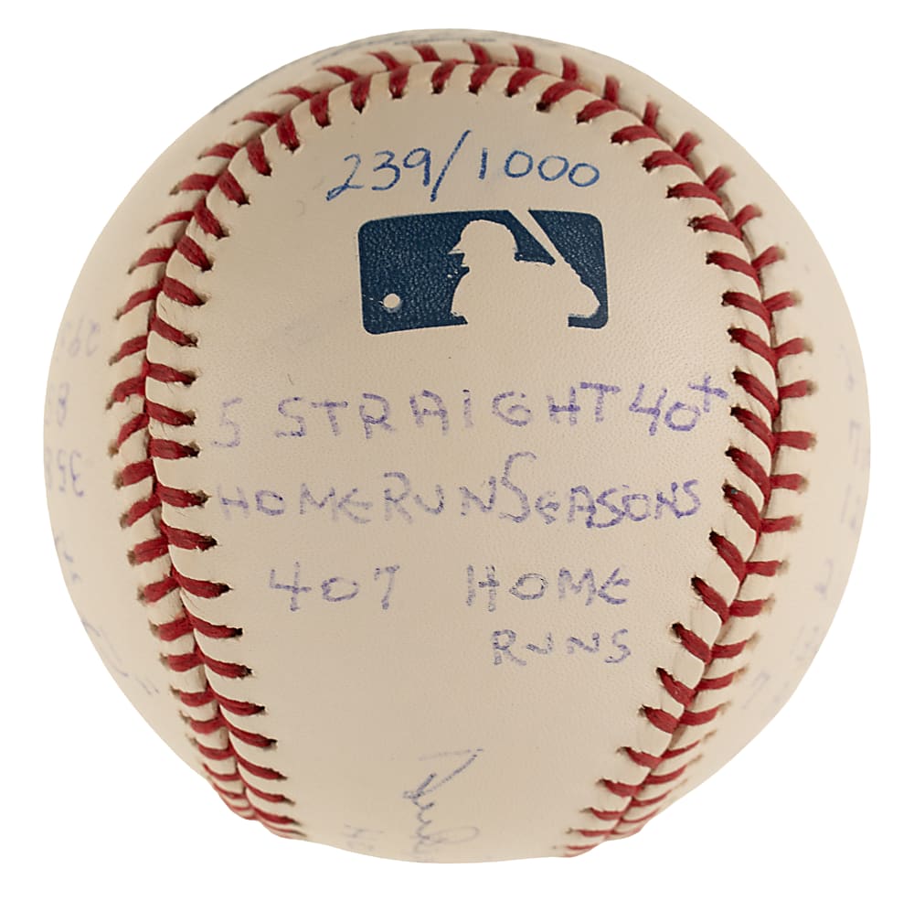 Duke Snider Single-Signed Limited-Edition Stat Baseball - JSA