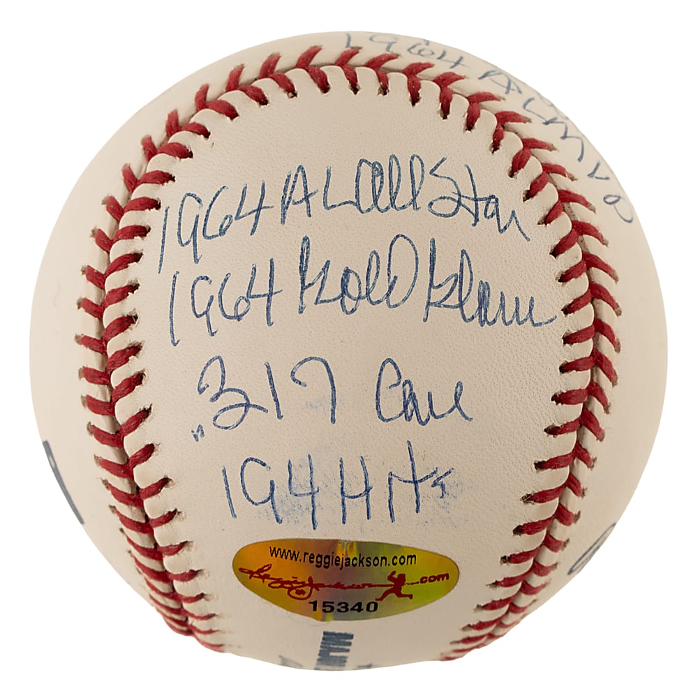 Brooks Robinson Single-Signed Limited-Edition Stat Baseball - JSA