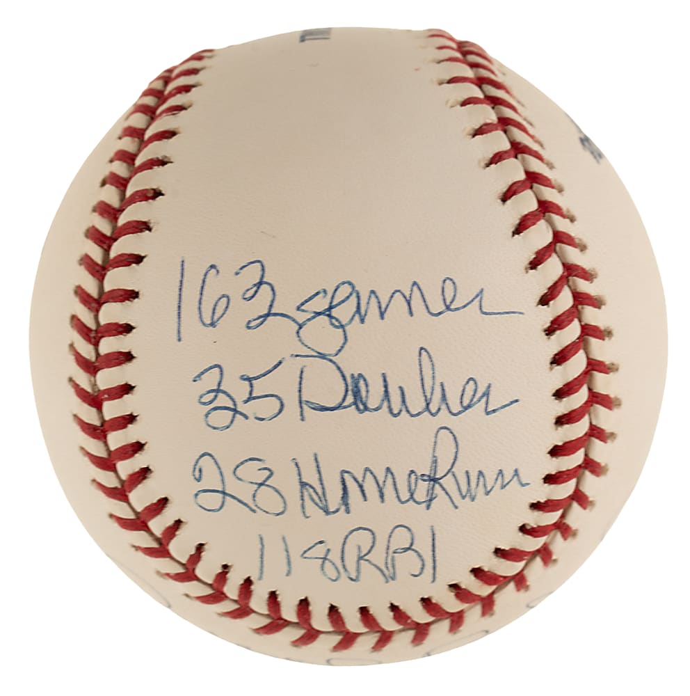 Brooks Robinson Single-Signed Limited-Edition Stat Baseball - JSA