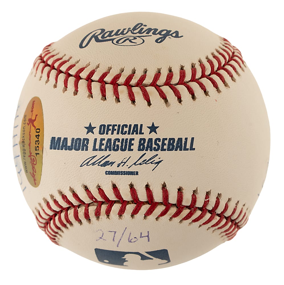 Brooks Robinson Single-Signed Limited-Edition Stat Baseball - JSA