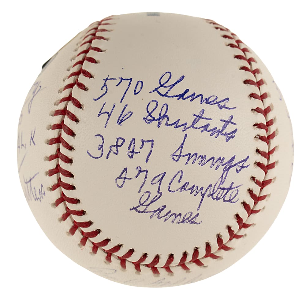 Bob Feller Single-Signed Limited Edition Stat Baseball - JSA