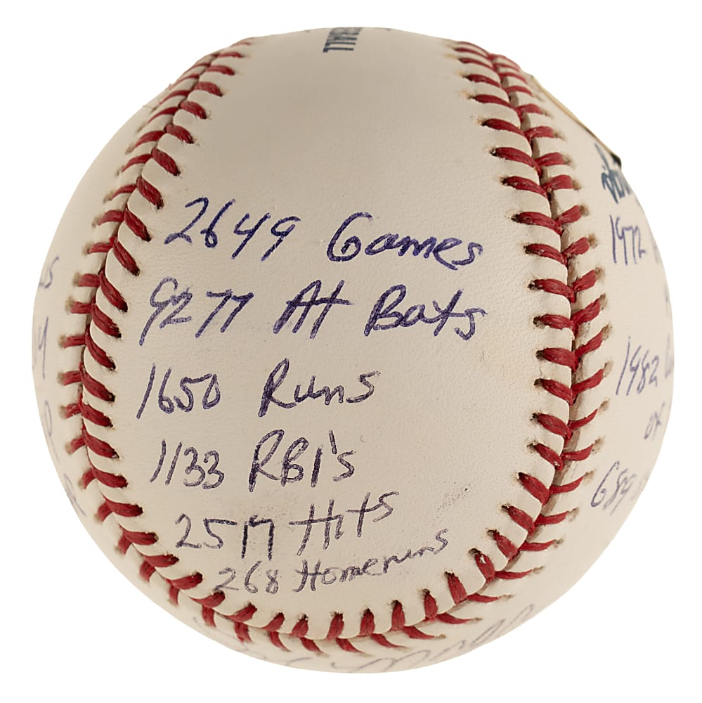 Joe Morgan Single-Signed Limited Edition Stat Baseball - JSA