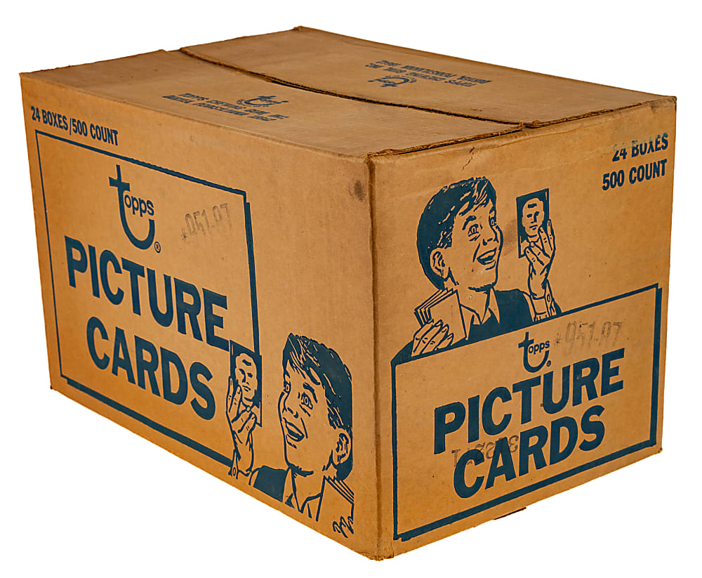 1987 Topps Factory-Sealed Unopened Vending Case (24 Boxes) - Barry Bonds Rookie Year