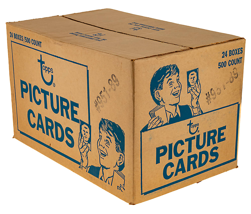 1989 Topps Factory-Sealed Unopened Vending Case (24 Boxes)