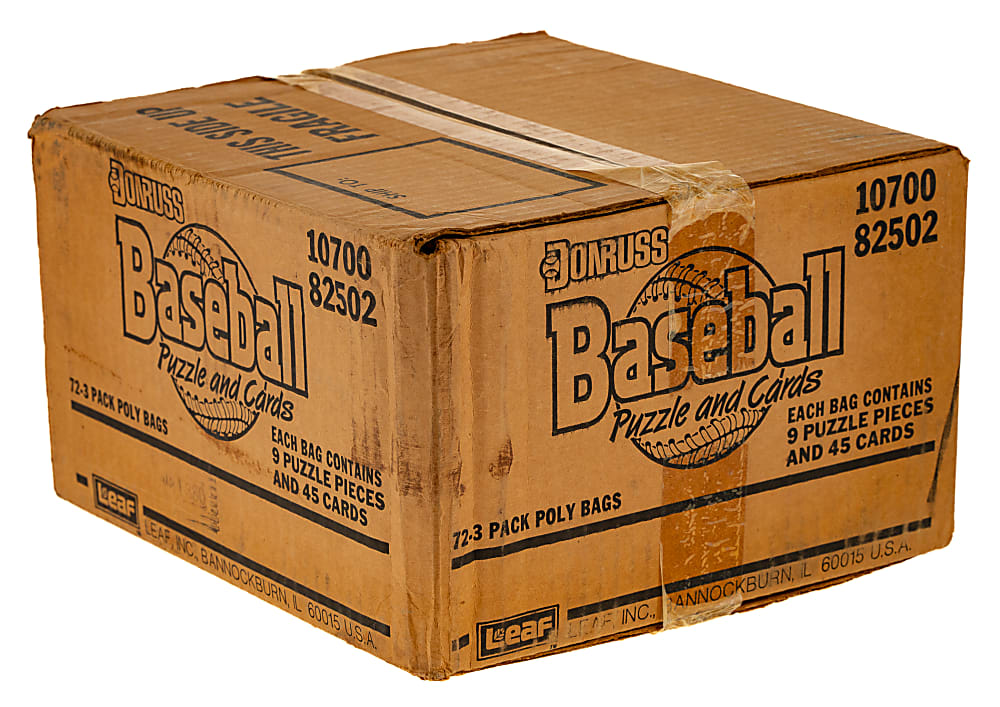 1989 Donruss Factory-Sealed Unopened Rack Case (72 Packs)
