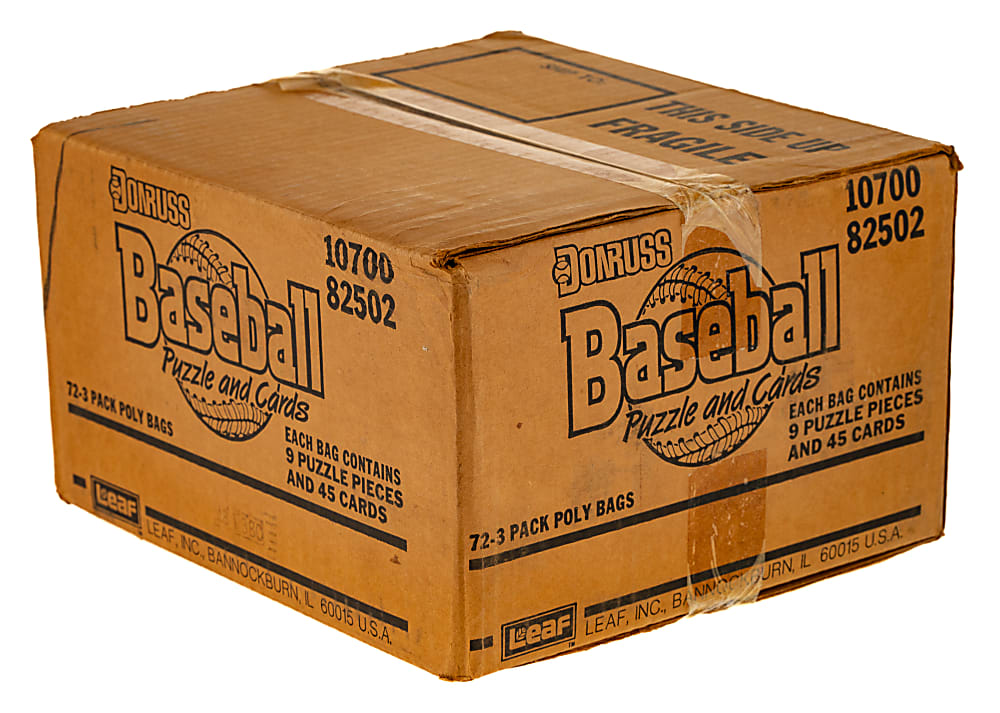 1989 Donruss Factory-Sealed Unopened Rack Case (72 Packs)