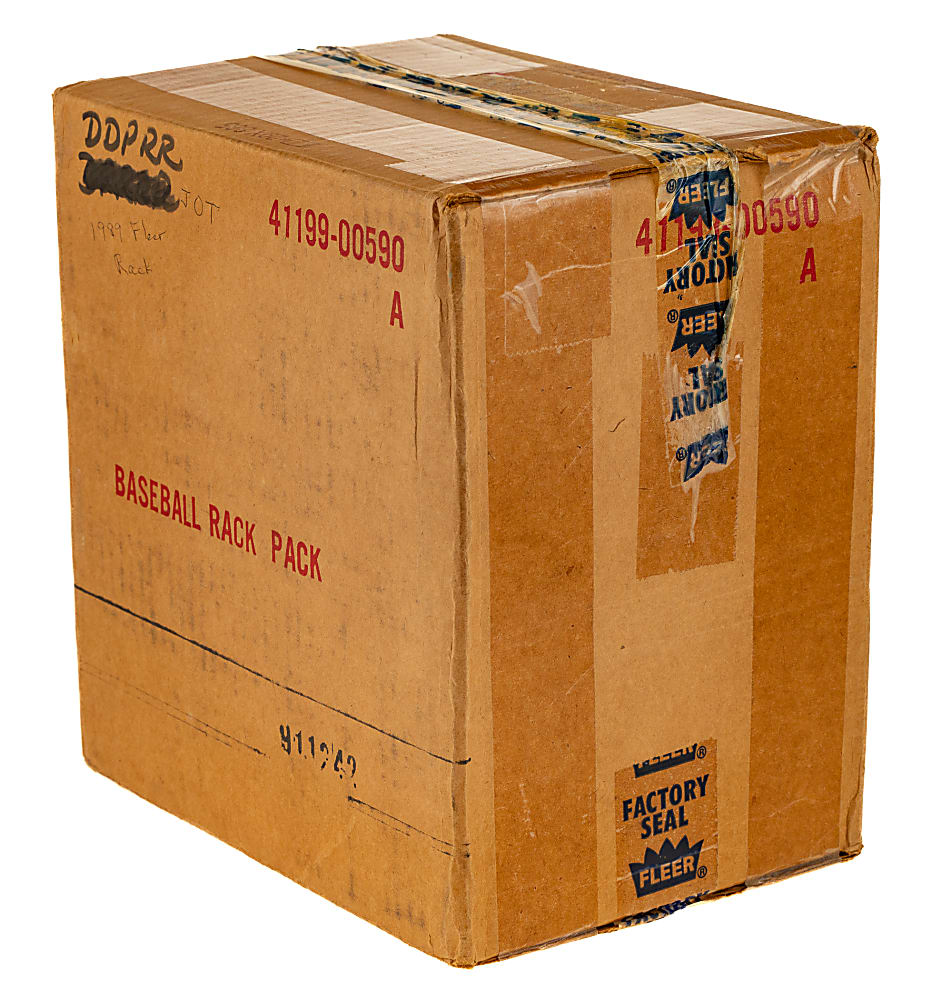 1989 Fleer Factory-Sealed Unopened Rack Pack Case (3 Boxes, 72 Packs)