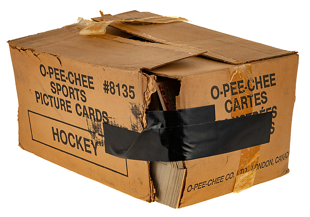 1989-1990 O-Pee-Chee Hockey Original Vending Cut Card Case