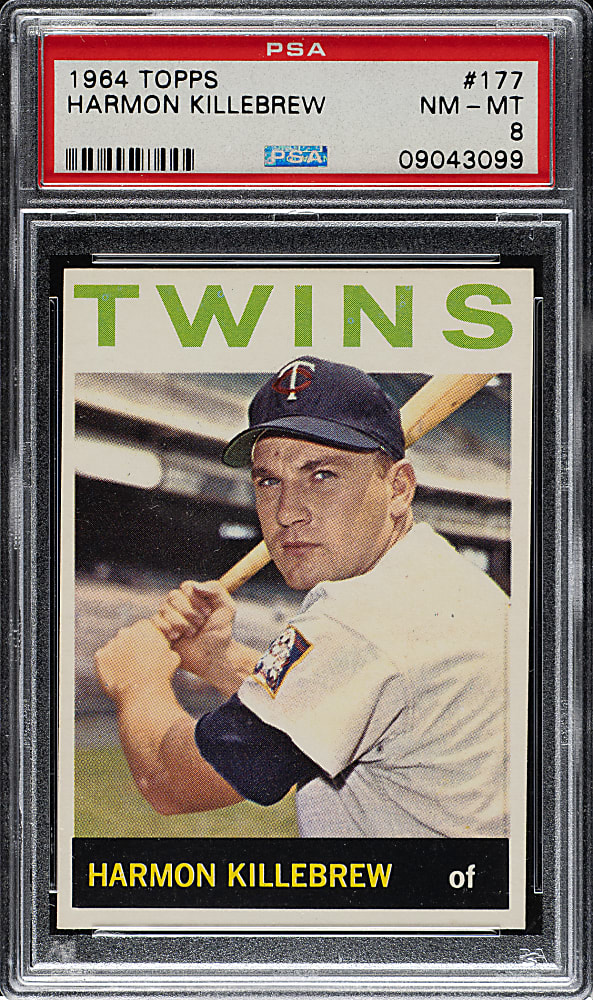 1964 Topps #177 Harmon Killebrew PSA NM-MT 8