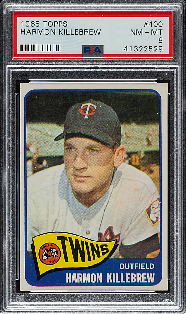 1965 Topps #400 Harmon Killebrew PSA NM-MT 8