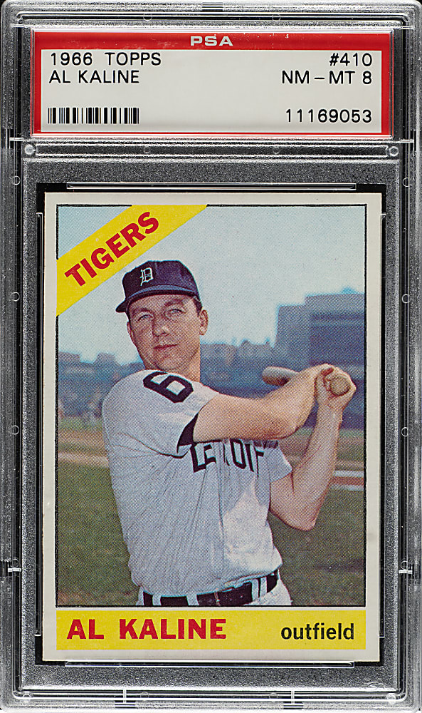 1966 Topps #410 Al Kaline PSA NM-MT 8