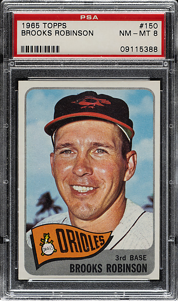 1965 Topps #150 Brooks Robinson PSA NM-MT 8