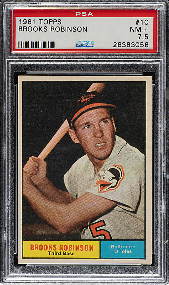 1961 Topps #10 Brooks Robinson PSA NM+ 7.5