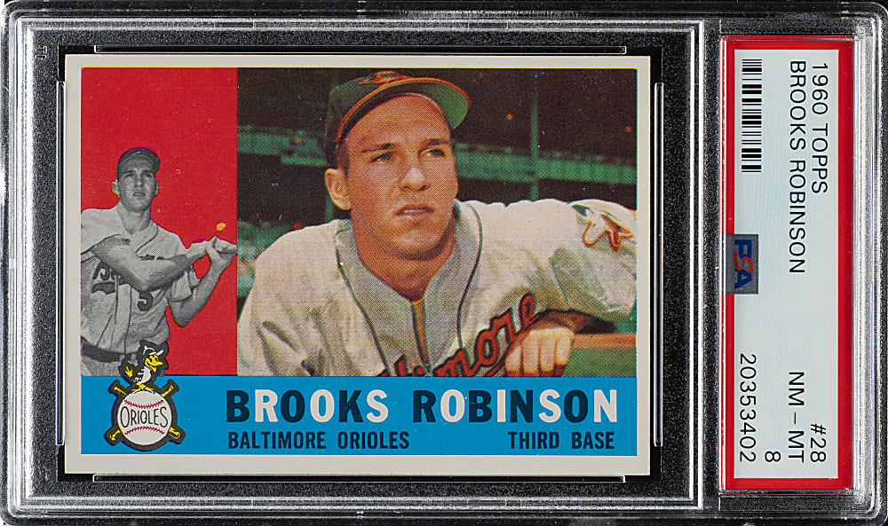 1960 Topps #28 Brooks Robinson PSA NM-MT 8