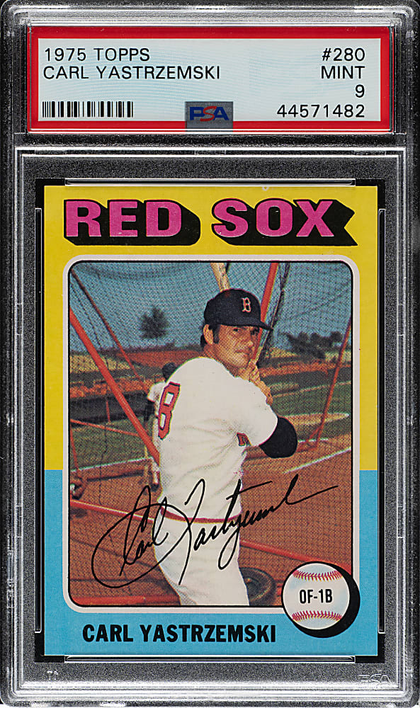 1975 Topps #280 Carl Yastrzemski PSA MINT 9