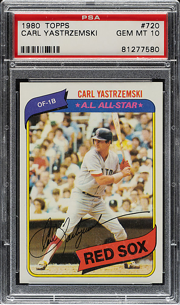 1980 Topps #720 Carl Yastrzemski PSA GEM MINT 10