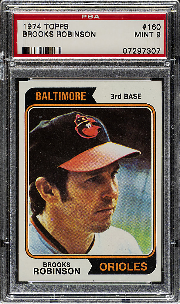 1974 Topps #160 Brooks Robinson PSA MINT 9