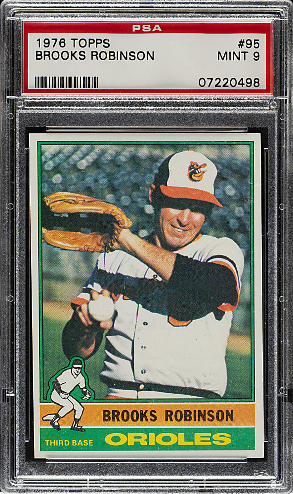 1976 Topps #95 Brooks Robinson PSA MINT 9